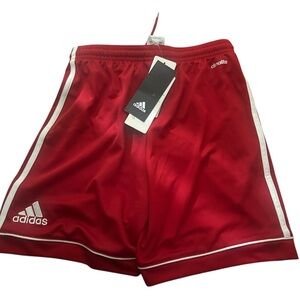 ADIDAS Climalite Shorts Football Race Gym Unisex youth size M new boy or girl